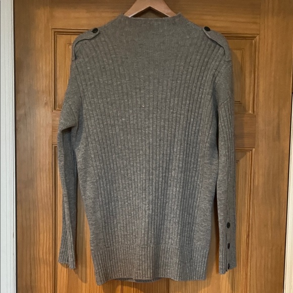 rag & bone Gray Ribbed Sweater - Picture 2 of 9